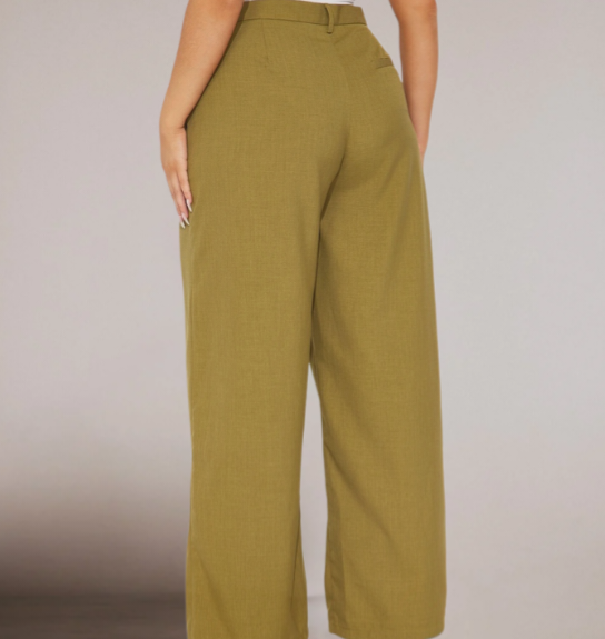 Vogue Crossover Wide-Leg Trousers