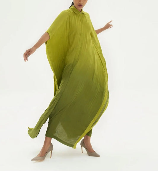 Hues of Green Kaftan